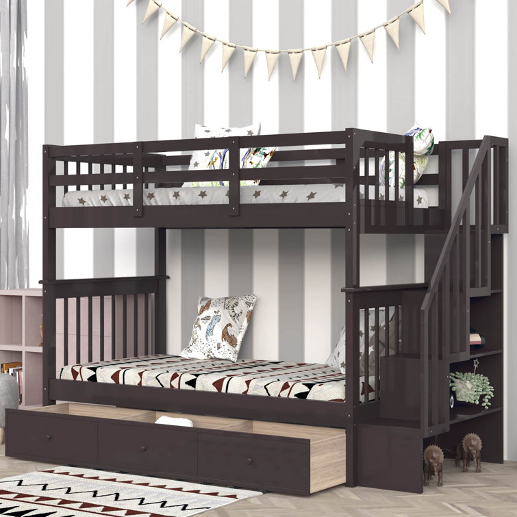 Wayfair full deals size bunk beds